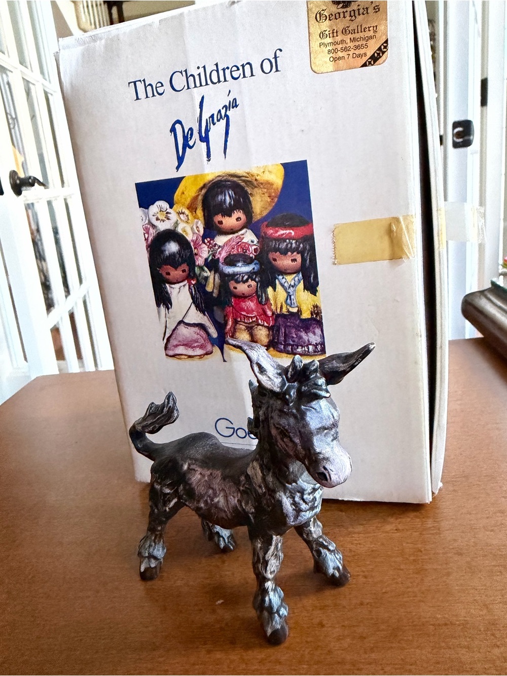 Goebel DeGrazia El burrito donkey Goebel figurine #102473 mint in original box